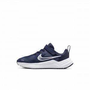 Nike Downshifter 12, Little Kids' Shoes, Midnight Navy/Game Royal-Game Royal, 28.5 EU