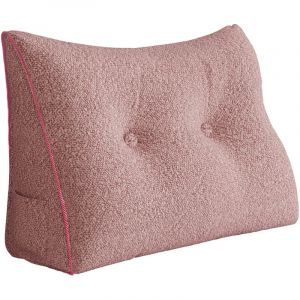 Vercart - Coussin de Lecture, Oreiller Traversin Soutien Dorsal, Triangulaire Coussin à Coins, Gros Coussin Canapé, Coussin tête de Lit Dossier,