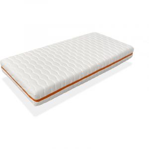 Matelas 90X160 LIT ENFANTS &Eacute;paisseur 18 CM NUKA Mousse, Antiacarien et D&eacute;houssable, id&eacute;al pour les lits gigognes et lit cabane