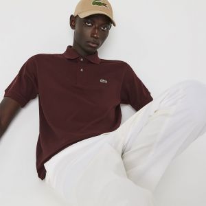Lacoste Polo classique L.12.12 uni Taille XL Bordeaux