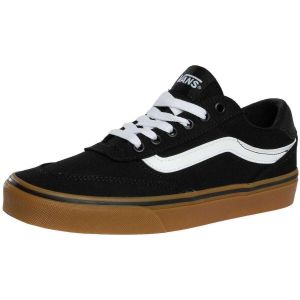 Vans Homme Baskets en Toile Brooklyn, Black/Gum, 39 EU