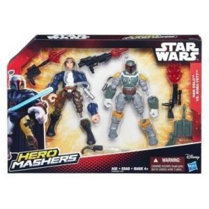 Image de Hasbro Star Wars Hero Mashers : Han Solo Vs Boba Fett