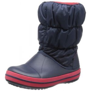 Crocs Winter Puff Boot Kids, Bottes de Neige Mixte Enfant, Bleu