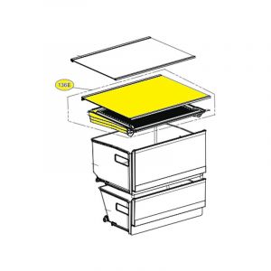 LG Clayette étagère (repère 136e) Réfrigérateur congélateur (AHT74973834