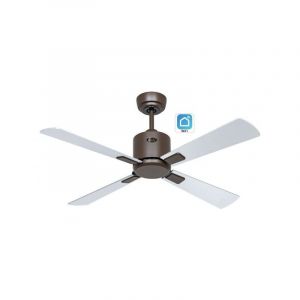 Casafan Ventilateur De Plafond Avec Wifi 949141w Eco Neo Iii 103cm Bronze/Argent Et Wengé