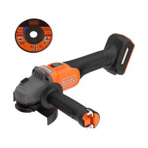 Black & Decker Meuleuse sans fil - BCG6L8N-XJ - Brushless - 18V - 115m - Sans batterie