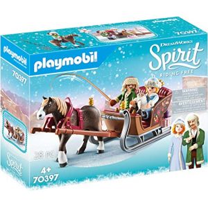 Playmobil Spirit Riding Free 70397 Calèche d'hiver