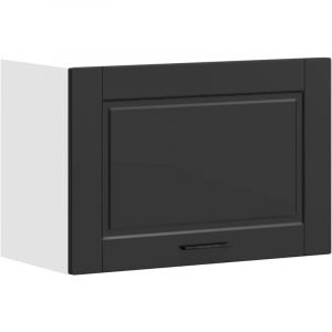 VidaXL Armoire murale de cuisine Porto noir bois d'ingénierie