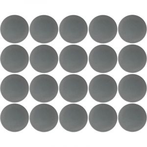 Cyclingcolors 20x cache vis capuchon torx T25 protection bouchon recouvrement meuble, gris (?edá)