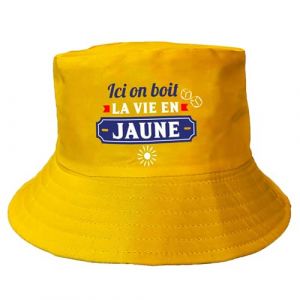 Ruedelafete BOB Ici on boit la Vie en jaune