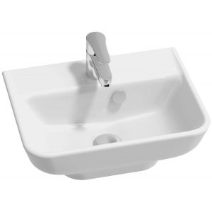 Jacob Delafon Lave-mains céramique blanc Struktura 45 cm