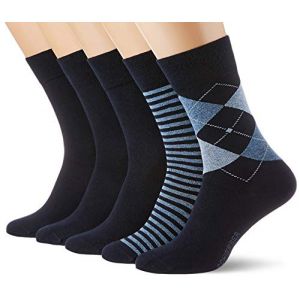 Schiesser Multipack Herrensocken Chaussette, Mehrfarbig, 39-42 (Lot de 5) Homme