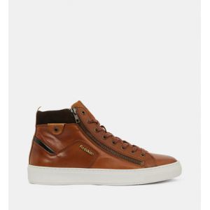 Redskins Baskets montantes de ville Hopeso en cuir Marron - Couleur Marron - Taille 40