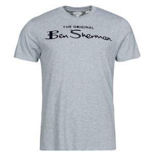 Image de Ben Sherman T-shirt SIGNATURE FLOCK TEE - Couleur S - Taille Gris