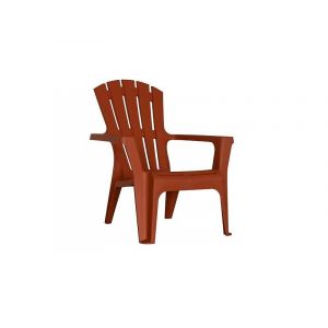 Fauteuil Adirondack R&eacute;sine Inject&eacute;e Terracota, 1 Personnes