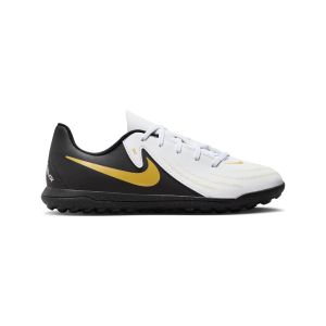 Nike Phantom GX II Club TF Mad Ready - Blanc/Noir/Doré Enfant - Stabilisé (TF), pointure 38½ - Blanc - Taille 38½