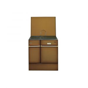 Godin Cuisinière à bois 10kw brun foncé - 240162BRUNFONCEPOLI