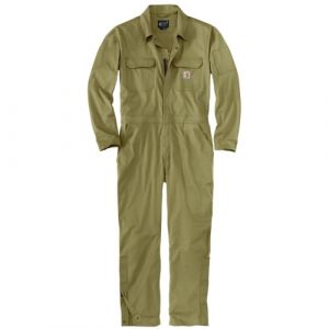 Carhartt Combinaison en Toile Flexible et Robuste, Kaki fonc&eacute;, S Homme