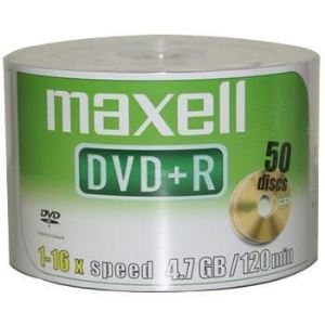 Maxell 504977 - 50 x DVD+R 4.7 Go 16x spindle