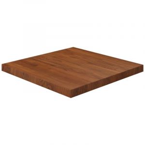 VidaXL Dessus de table carré Marron foncé 60x60x4cm Bois chêne traité