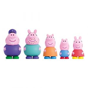 Image de Peppa Pig DeQube 919D00048 Lot de 5 Figurines de Bain Peppa Pig
