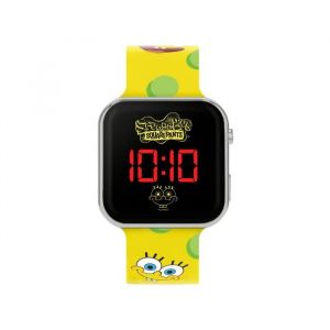 Montre LED - ACCUTIME - SpongeBob - Cadran numérique - Bracelet en plastique - Mixte enfant