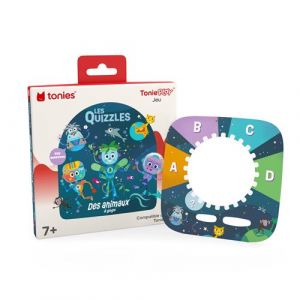 Tonies Jeu Tonieplay pour Toniebox 2 - Les Quizzles, des animaux à gogo - Multicolore