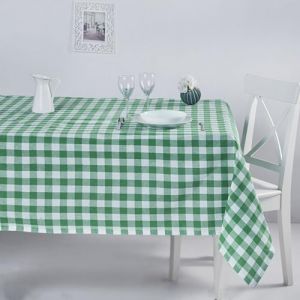 WELL HOME MOBILIARIO & DECORACIÓN Nappe à Carreaux Noirs 160 x 160 cm