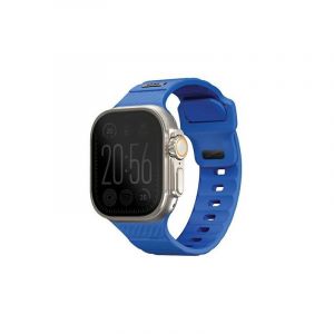 Uniq Bracelet FKM Rubber Apple Watch - 42/44/45/49 mm - Couleur : Bleu - Mod&egrave;le : Apple Watch