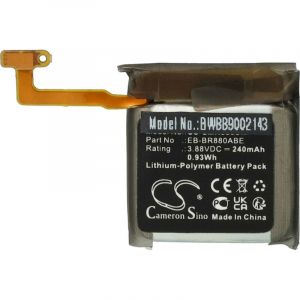 Vhbw Batterie compatible avec Samsung Galaxy Watch 4 (40mm) smartwatch montre connectée bracelet fitness (240mAh, 3,88V, Li-polymère)