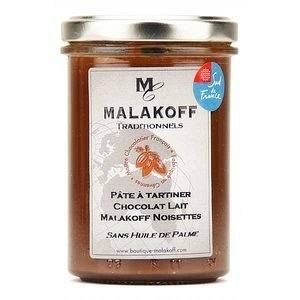 Image de Malakoff P&acirc;te &agrave; tartiner Chocolat au Lait Noisettes