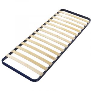 M&S Cadre &agrave; lattes 80x190 cm avec 14 lattes