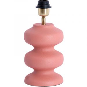 Light & Living - Pied de lampe Soroca - &Oslash;15 x 24 cm - Rose mat - C&eacute;ramique - Design moderne - Raccord E27 - Pied de lampe de table en c&eacute;ramique