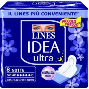 Lines Idea Ultra Notte Ali 8 Pezzi