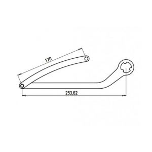 Image de FAAC Paire de bras n1d blanc nd3 105728