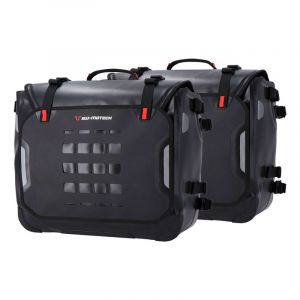 Sw-motech Sacoches cavalières SysBag WP L/L (27-40 litres x 2) complet avec support