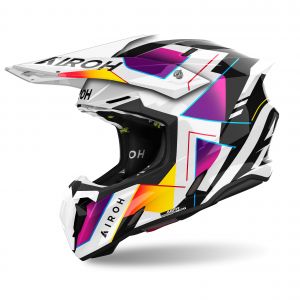Airoh Casque cross Twist 3 Rainbow gloss- L