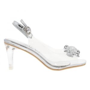 Laura Vita Nu-pieds FEMME argent et à boucle à ardillon
