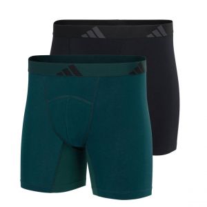 Eminence Lot de 2 boxers longs ergonomiques homme Active Flex Cotton Adidas Sport en coton multicolore