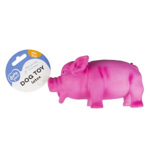 Jouet pour chien en latex Duvoplus Pig With Big Eye