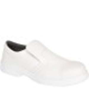 Portwest Chaussures de cuisine Mocassin S2 Blanc 34