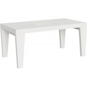 Table Spimbo Extensible Frêne Blanc 90x180 Allongée 284