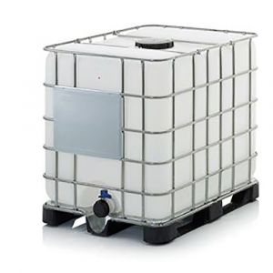 CUVE DE STOCKAGE 1000L IBC POUR EAU LIQUIDES ET CARBURANTS UN