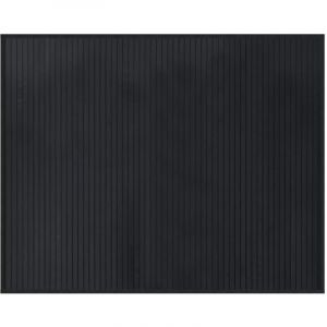 VidaXL Tapis Rectangulaire Noir 80x100 Cm Bambou