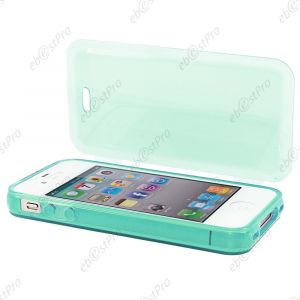 EbestStar Housse Etui Coque Portefeuille Livre Silicone Gel Pour Apple Iphone 4s, 4, Couleur Bleu + Stylet + Film Protection D'écran