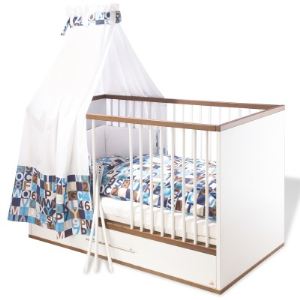 Image de Pinolino 110012 - Lit b&eacute;b&eacute; &eacute;volutif &agrave; barreaux Tuula 140 x 70 cm