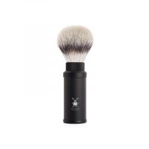 Mühle Accessoires Travel Silvertip eloxiertes Aluminium schwarz p?dzel do golenia 1 szt.