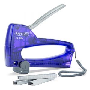 Rapesco 0956 T8-Lite Agrafeuse Manuelle avec 300 Agrafes 13/6 mm, Violet