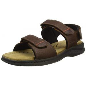 Clarks Hapsford Creek, Sandale de pcheur Homme, Cuir Marron Tumbled, 40 EU