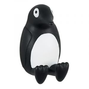Spirella Crochet mural pour serviette pingu Noir & Blanc